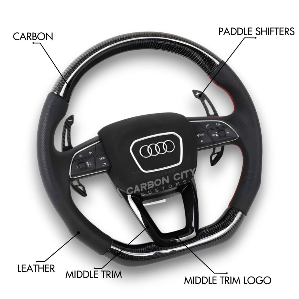 Audi Q/RS 2023 Style Customizable Steering Wheel