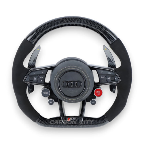 Audi R8/TT Style Customizable Steering Wheel (Fits 2010+ All Models)