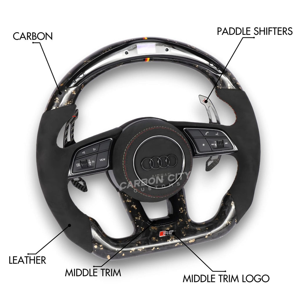 Audi RS Style Customizable Steering Wheel