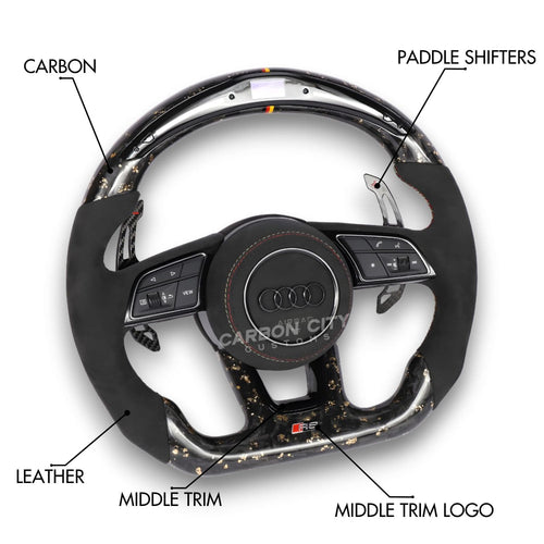 Audi RS Style Customizable Steering Wheel
