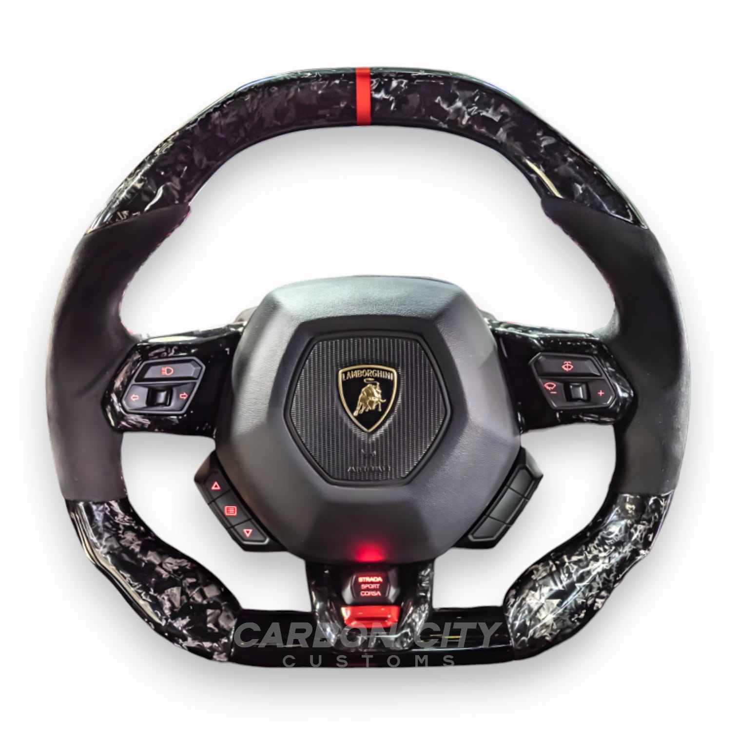 Lamborghini Huracán Style Customizable Steering Wheel