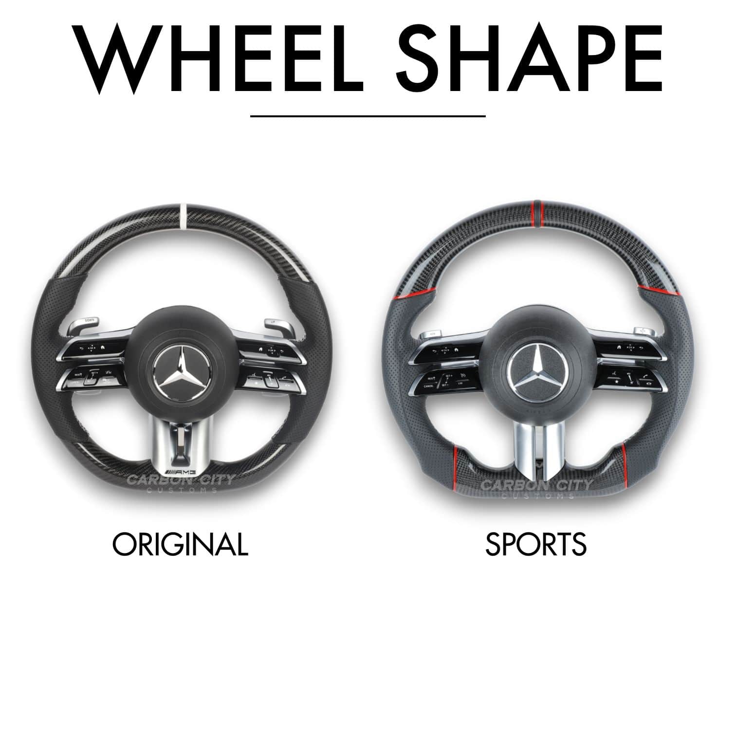 Mercedes-Benz 2023 AMG Style Customizable Steering Wheel