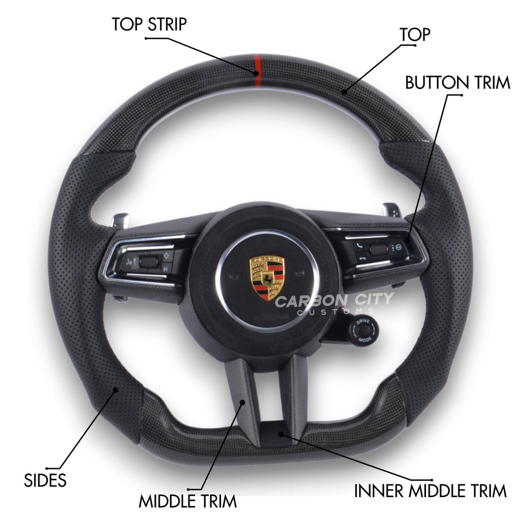Porsche 911 (992) Style Customizable Steering Wheel